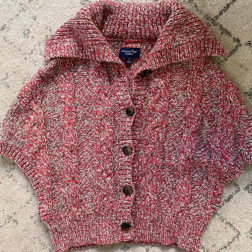 American Eagle button up sweater